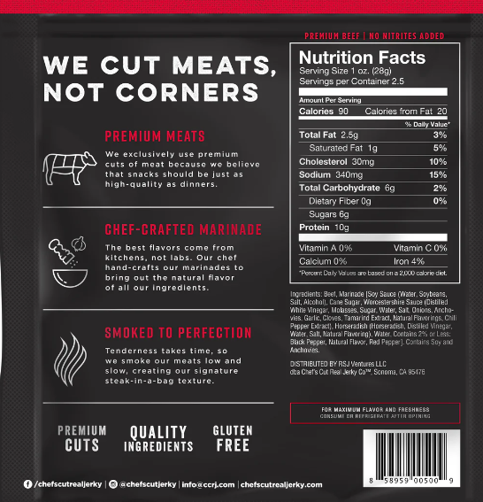 Chefs Original 2.5 oz.