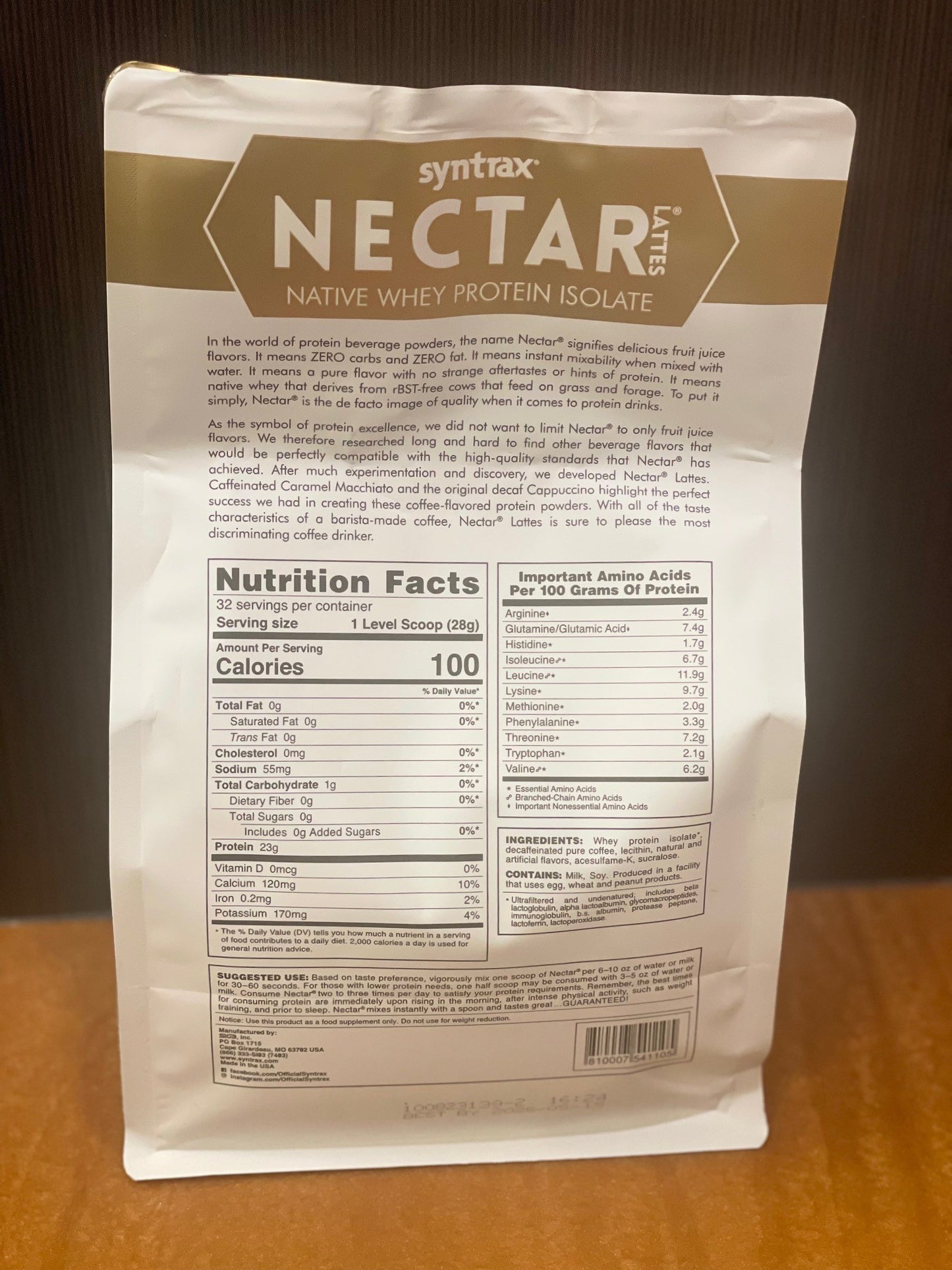 Nectar Cappuccino 2lb