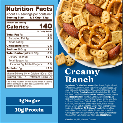 Creamy Ranch Flavored Trail Mix