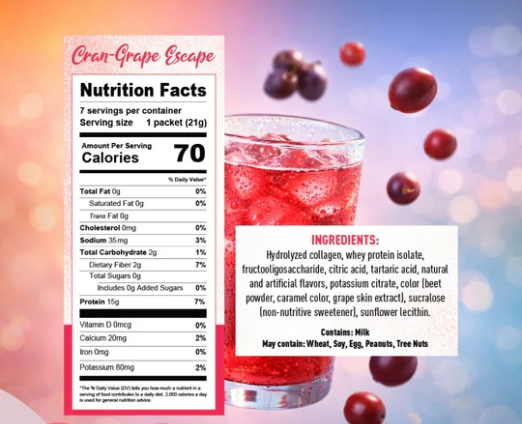 Cran Grape Drink Mix