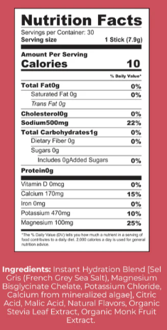 Raspberry Instant Hydration