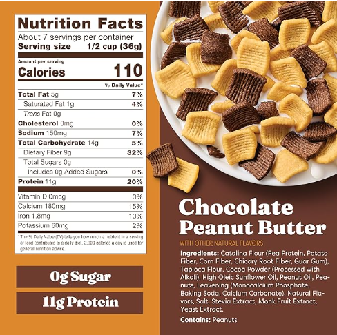 Chocolate Peanut Butter - Catalina Crunch (7 Servings)