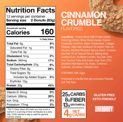 Protein Donut - Cinnamon Crumble