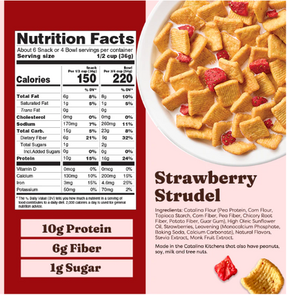 Strawberry Strudel -- Catalina Crunch (4 bowls or 6 snack servings)