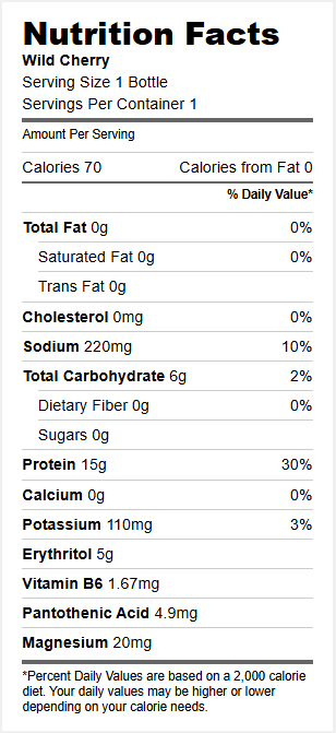 Protein20 Wild Cherry