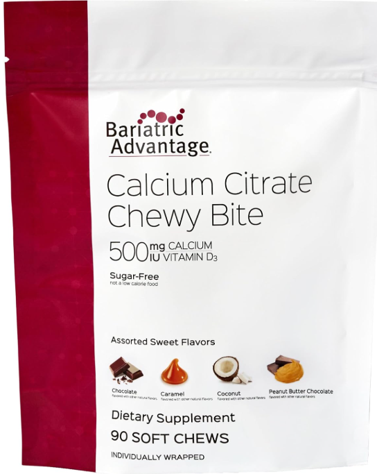 Calcium Chews -- Assorted Sweet Flavors