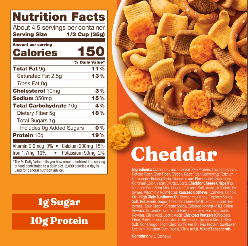 Cheddar Flavored Trail Mix