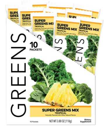 Tropical Super Greens Mix single