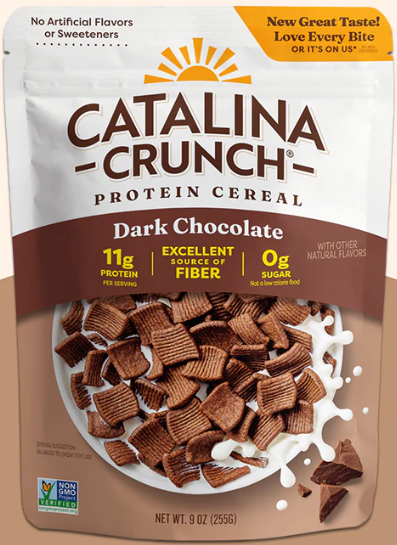 Dark Chocolate Cereal-- Catalina Crunch (7 servings)