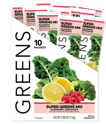 Raspberry Lemonade -- Greens + Superfoods single