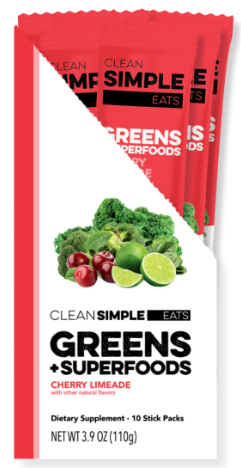 Cherry Limeade -- Greens + Super Foods single