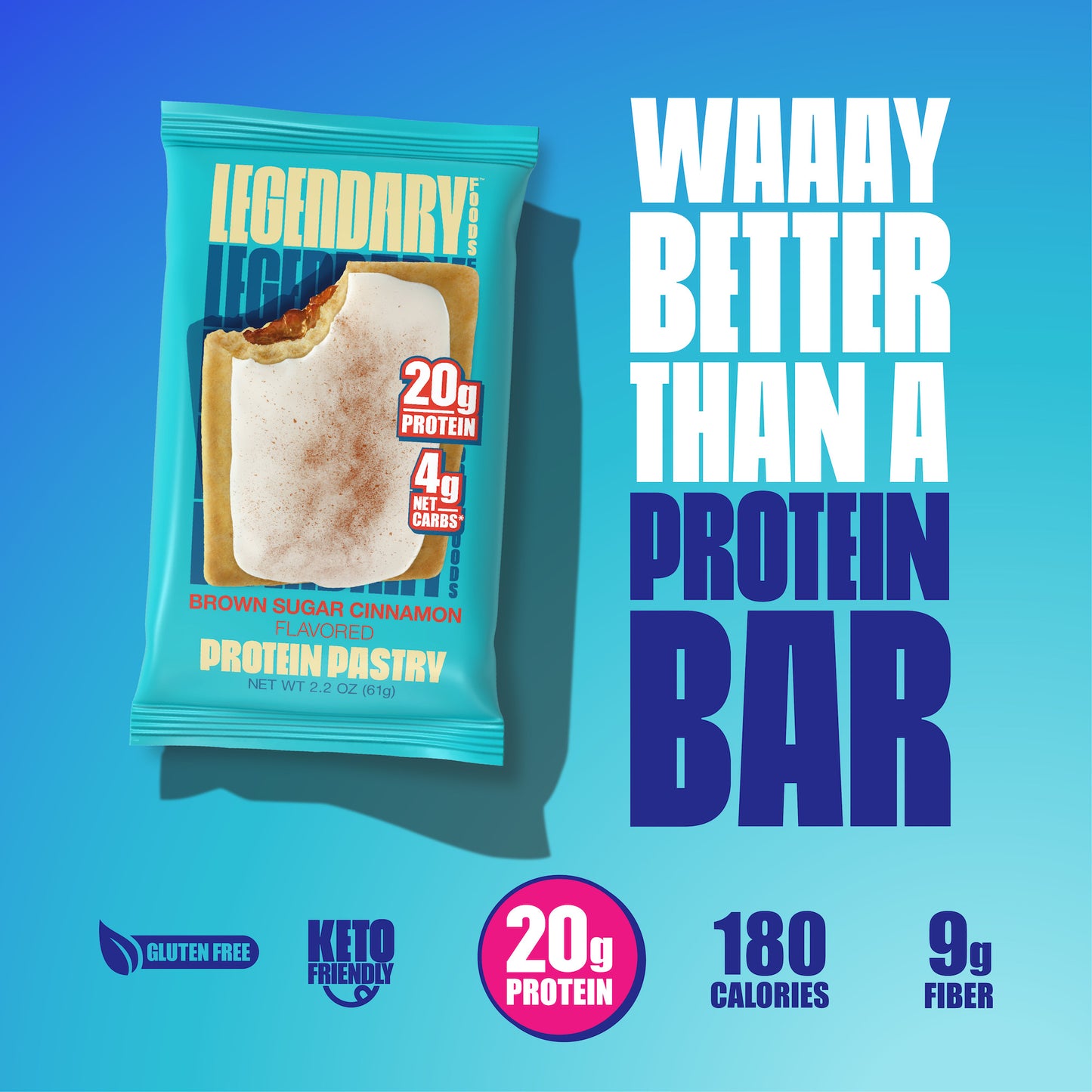 Protein Pastry -- Brown Sugar Cinnamon