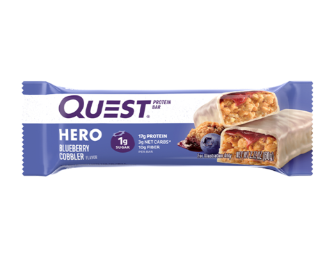 Quest Hero Blueberry Cobbler