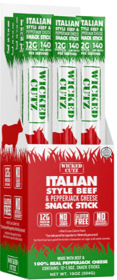 Italian Style Beef and Pepperjack Cheese Stick