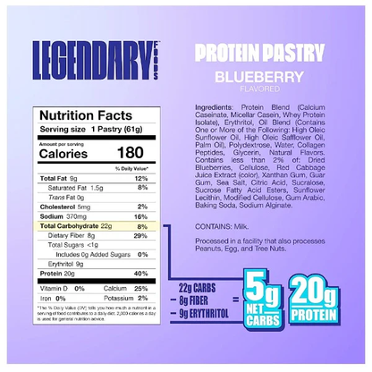 Protein Pastry -- Blueberry