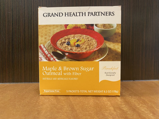 Maple and Brown Sugar Oatmeal (5 pkgs)