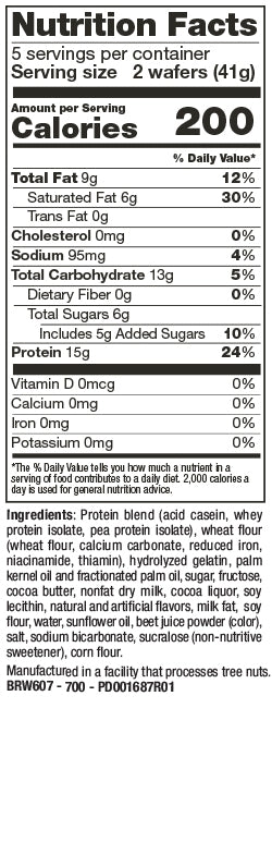 Raspberry Wafers (5 Servings)