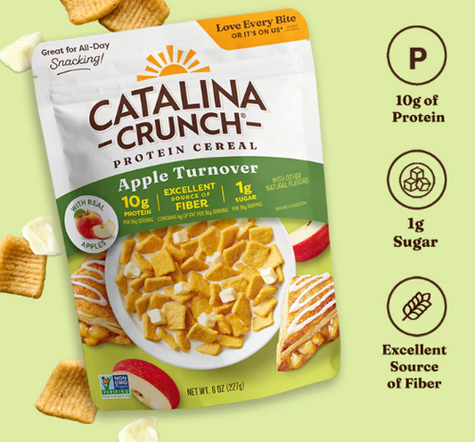 Apple Turnover -- Catalina Crunch (4 bowl or 6 snack serving)