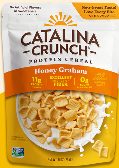 Honey Graham Cereal -- Catalina Crunch (7 servings)