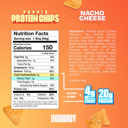 Legendary--Nacho Popped Chips