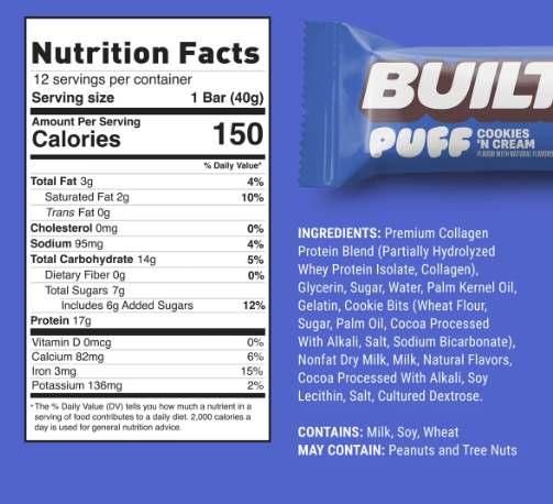 Cookies and Cream Puff Bar single