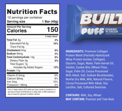 Cookies and Cream Puff Bar single