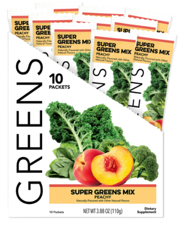 Peachy Super Greens Mix single