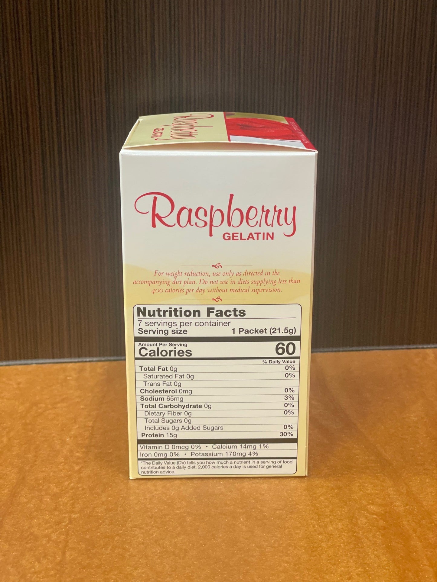 Gelatin- Raspberry (7 Pkgs)