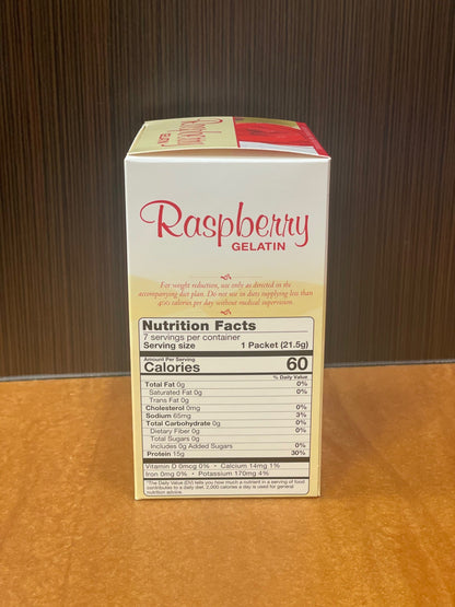 Gelatin- Raspberry (7 Pkgs)
