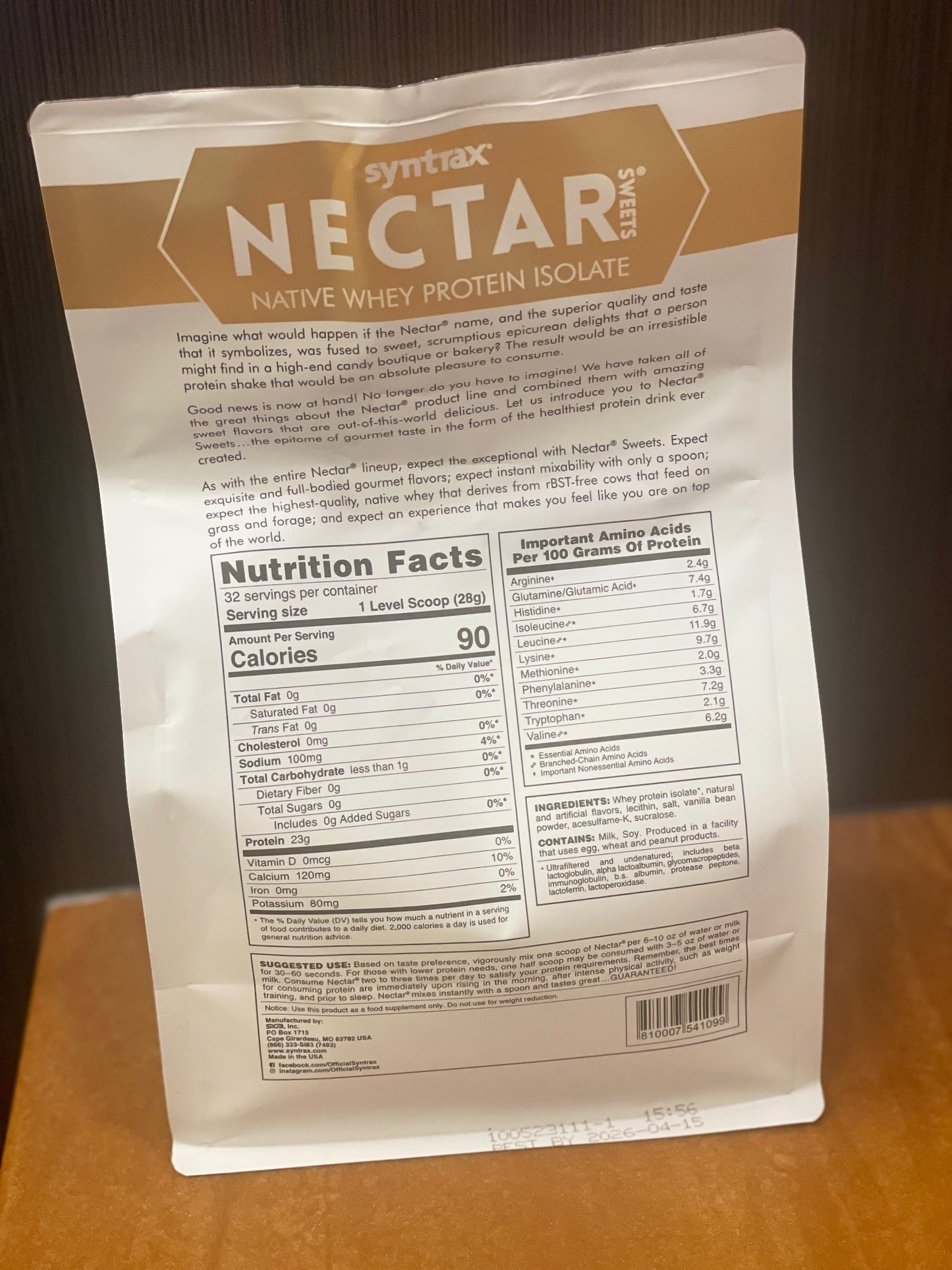 Nectar Vanilla Bean Torte 2lb